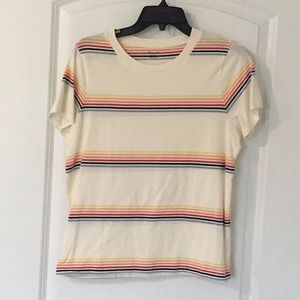 NWT Madewell Striped T-shirt